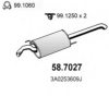 VW 3A0253609J End Silencer